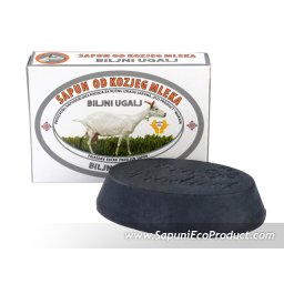 SAPUN OD KOZJEG MLEKA SA BILJNIM UGLJEM 75 G