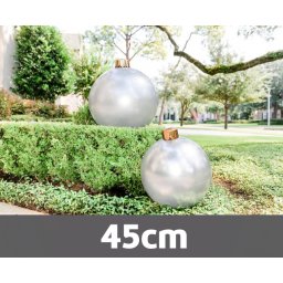 Ornamento Novogodišnja kugla 45cm - Srebrna ( 770060 )