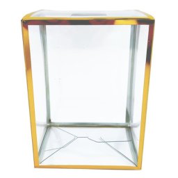 Spawn Clear Gold Version 4'' Pop Protector With Film On It With Soft Crease Line And Automatic Bot Lock ( 053539 )