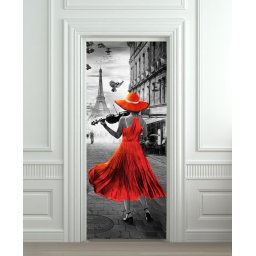 Nalepnica za vrata Pariz 6265