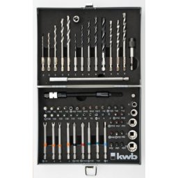 KWB powerbox standard set nastavaka/burgija/nasadnih 67 delova, u koferu ( KWB 49106300 )