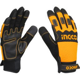 Ingco rukavice mechanic ojačane xl ( HGMG02-XL )