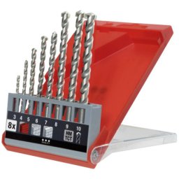 KWB HM-TCT set burgija 3-10 8/1 za kamen, ISO 5468 ( KWB 49038900 )