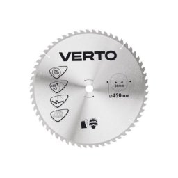 VERTO kružna testera za cirkular Ø450mm 60 zuba 61H150