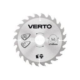 VERTO kružna testera za cirkular Ø185mm 24 zuba 61H121