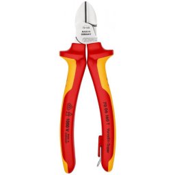Knipex izolovane dijagonalne sečice sa dodatkom za kačenje 160mm 1000V VDE - hromirane (70 06 160 T BK)