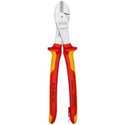 Knipex izolovane dijagonalne sečice sa dodatkom za kačenje 250mm 1000V VDE - hromirane (74 06 250 T BK)