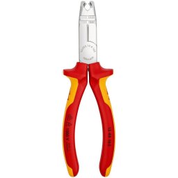 Knipex 1000V VDE izolovana hromirana klešta za skidanje izolacije sa koaksijalnih kablova (13 46 165)