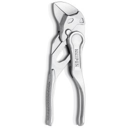 Knipex ključ XS klešta glatke čeljusti 100mm - hromirana (86 04 100)