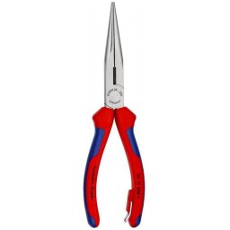 Špic klešta prava 200mm Knipex - sa dodatkom za kačenje (26 12 200 T)