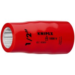 Knipex dvanaestougaoni izolovani nasadni ključ 11/16" prihat 1/2" (98 47 11/16")