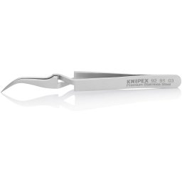 Knipex precizna špicasta ukrštena pinceta za automatsko držanje 115mm - pod 45° (92 91 03)