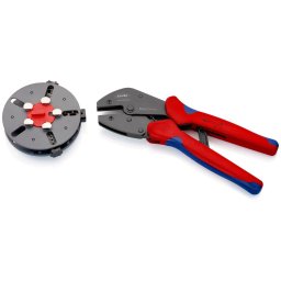 Knipex MultiCrimp klešta za stezanja sa 3-delnim rezervoarom za brzu izmenu 0,25 - 6,0mm² (97 33 01)