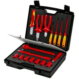 Knipex komplet izolovanog alata u koferu 17 delova ( 98 99 11 )