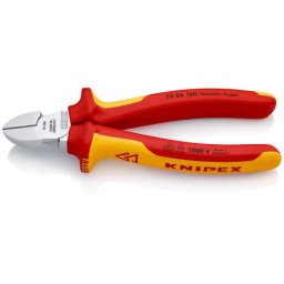 Knipex bočne sečice izolovane, VDE, hromirane 160 mm ( 70 06 160 )