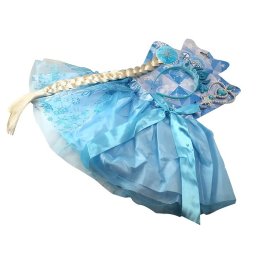 Frozen Elsa ili Ana kostim set - lepršava suknja,kruna,pletenica,čarobni štapić