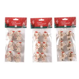 Novogodišnje štipaljke 1/6 "xmas friend" ( 72136 )