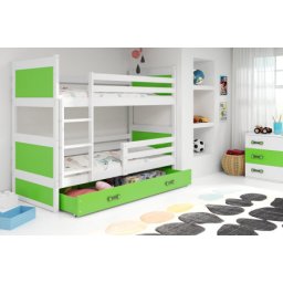 Baloo Bonny Krevet Na Sprat 190X80 White Zeleni ( 8447 )