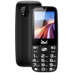 MeanIT Mobilni telefon - Senior 15, Crni