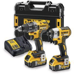 DeWalt set aku alata, 2x5.0Ah, DCD791 + DCF887 ( DCK268P2T )