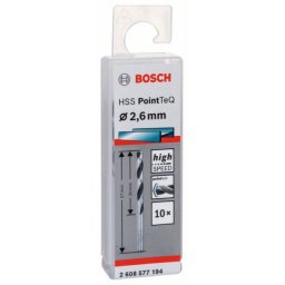 Bosch HSS spiralna burgija PointTeQ 2,6 mm ( 2608577194 )