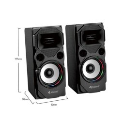 Kisonli U-9004 2.0 zvučnici za računar crni