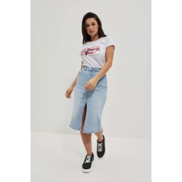 WOMEN'S SKIRT L-SC-4008 BLUE