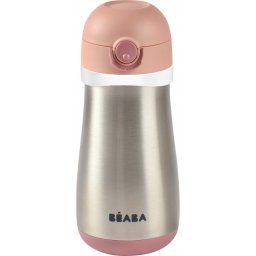 BEABA termo flašica od nerđajućeg čelika 350ml, old pink