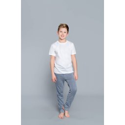 Children's T-shirt with short sleeves - white