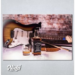 Slike na platnu Gitara i viski Nina484_P