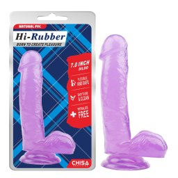 Ljubicasti realisticni dildo 17cm