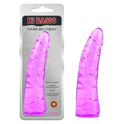 Ljubicasti TPE dildo 18cm