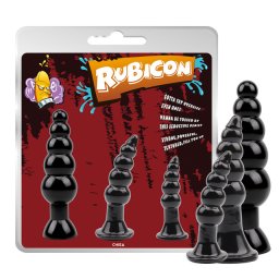 Set rebrastih analnih dilda Anal Plug Set