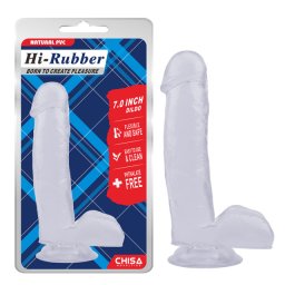 Providni realisticni dildo 18cm Transparent Dildo