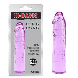 Ljubicasti TPE dildo 18cm Purple TPE Dildo 18cm