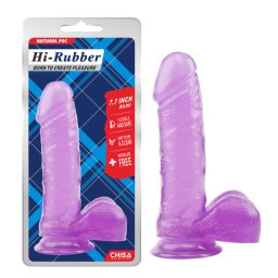 Ljubicasti realisticni dildo sa testisima 20cm Purple Dildo 20cm