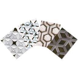 KESA UKRASNA M 18X23X10 OP2341 GEOMETRIJSKI OBLICI WY