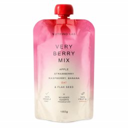 Nutrino Lab Pire Very Berry Mix Jabuka Jagoda Malina Banana Ovas Laneno seme 180g