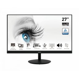 Monitor 27″ MSI MP273A, IPS, Full HD, 100Hz, 1ms, 1x DP, 1x HDMI, 1x D-Sub (VGA), 2 x 3W