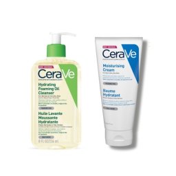 CeraVe Hydrating Oil Cleanser 236 ml + Moisturizing Cream 177 ml