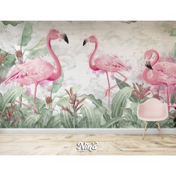 Foto tapet Flamingosi Tapet393