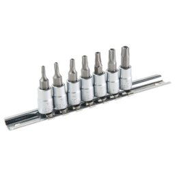 Topex gedora i bicevi set 7kom 1/4' ( 39D378 )