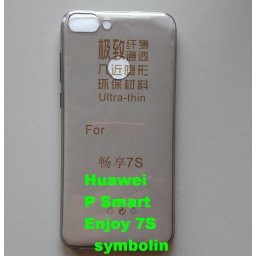 TPU maska ultra tanka 0.3mm za Huawei P smart 2018, Enjoy 7S (5.65") dim providna