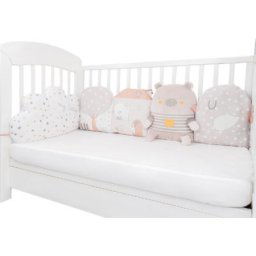 KikkaBoo ogradica od plišanih jastuka set 5 pcs My Teddy ( KKB10274 )