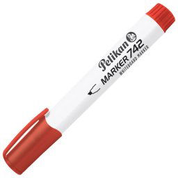 Marker za belu tablu punjivi kosi vrh 742 Pelikan CRVENI 1/10