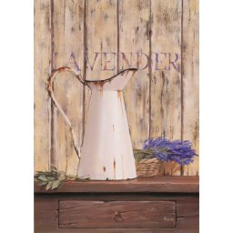 Lepa lavanda, uramljena slika 50x70cm