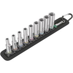 Wera pojas sa setom dubokih nasadnih ključeva, 1/4", 9 komada, 05004525001 ( WERA 004525 )