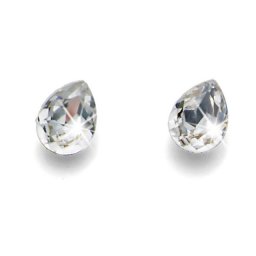 Ženske oliver weber drop crystal mindjuše sa swarovski belim kristalom ( 21018.001 )
