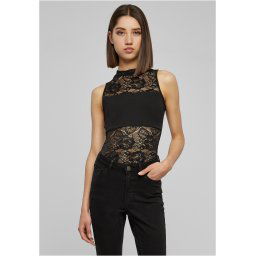 Women's Lace Bodysuit Black
