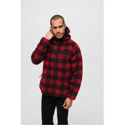 Teddyfleece Worker Jacket red/black